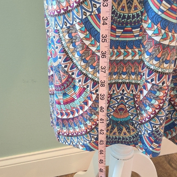 Adventura Celia Organic Cotton Blue and Purple Sleeveless Midi Sundress Size S - Picture 8 of 14